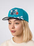 Бейсболка MITCHELL NESS арт. HP10041-CHOTEAL Charlotte Hornets NBA (бирюзовый / черный)